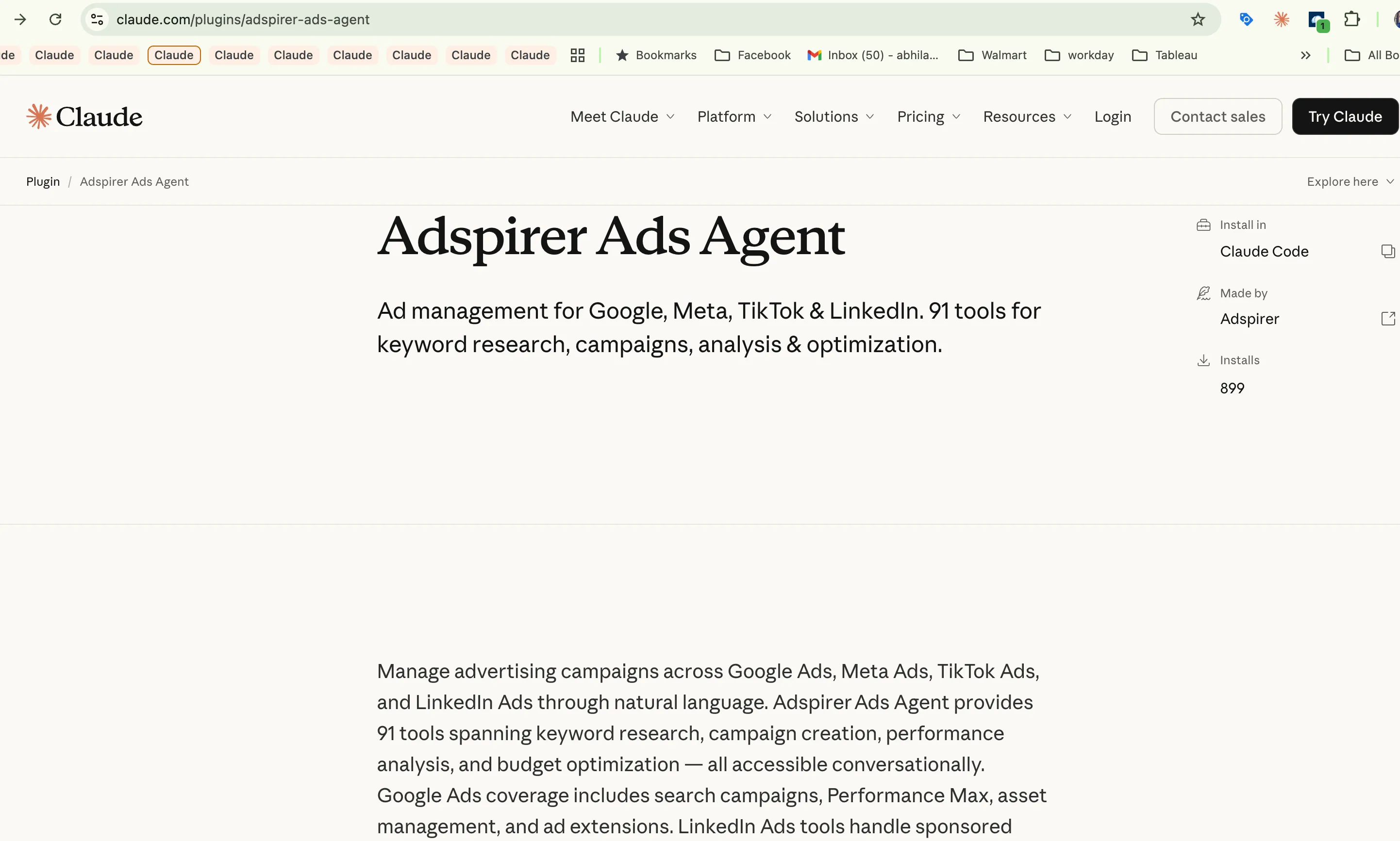 Adspirer Is Now an Official Claude Code Plugin
