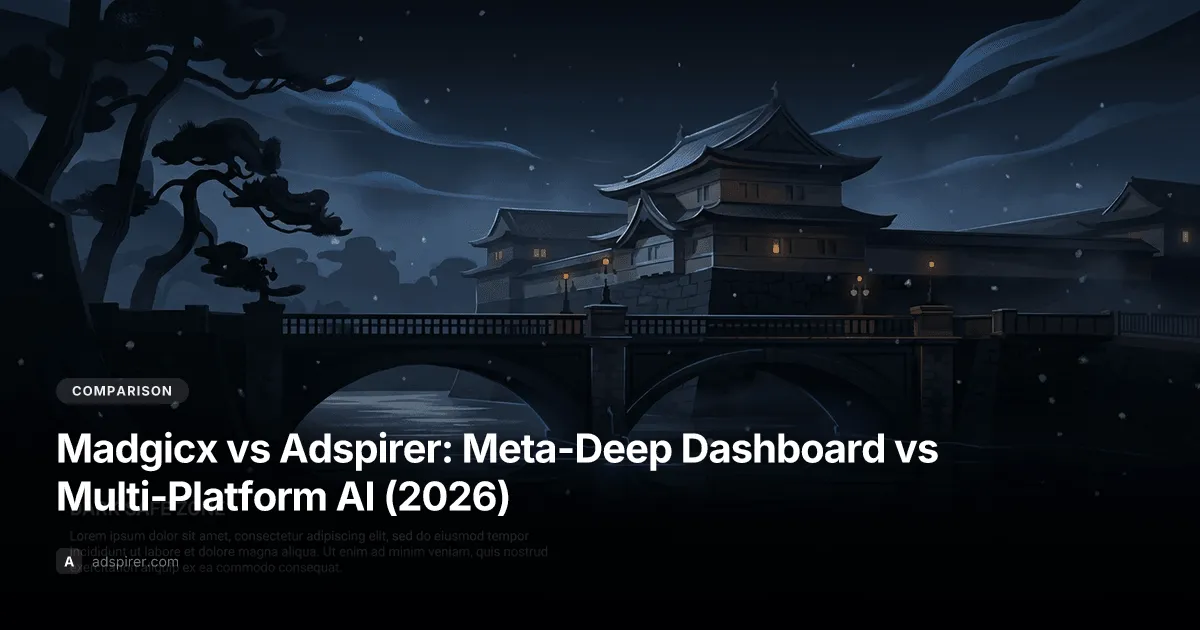 Madgicx vs Adspirer: Meta-Deep Dashboard vs Multi-Platform AI (2026)