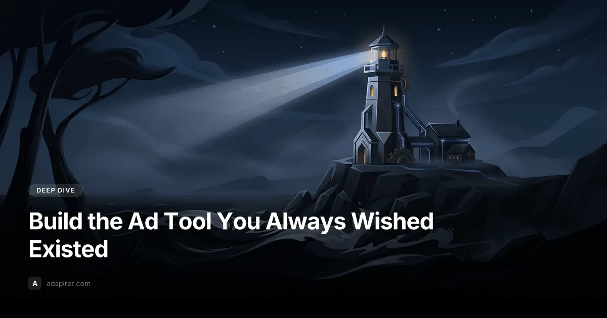 Build the Ad Tool You Always Wished Existed