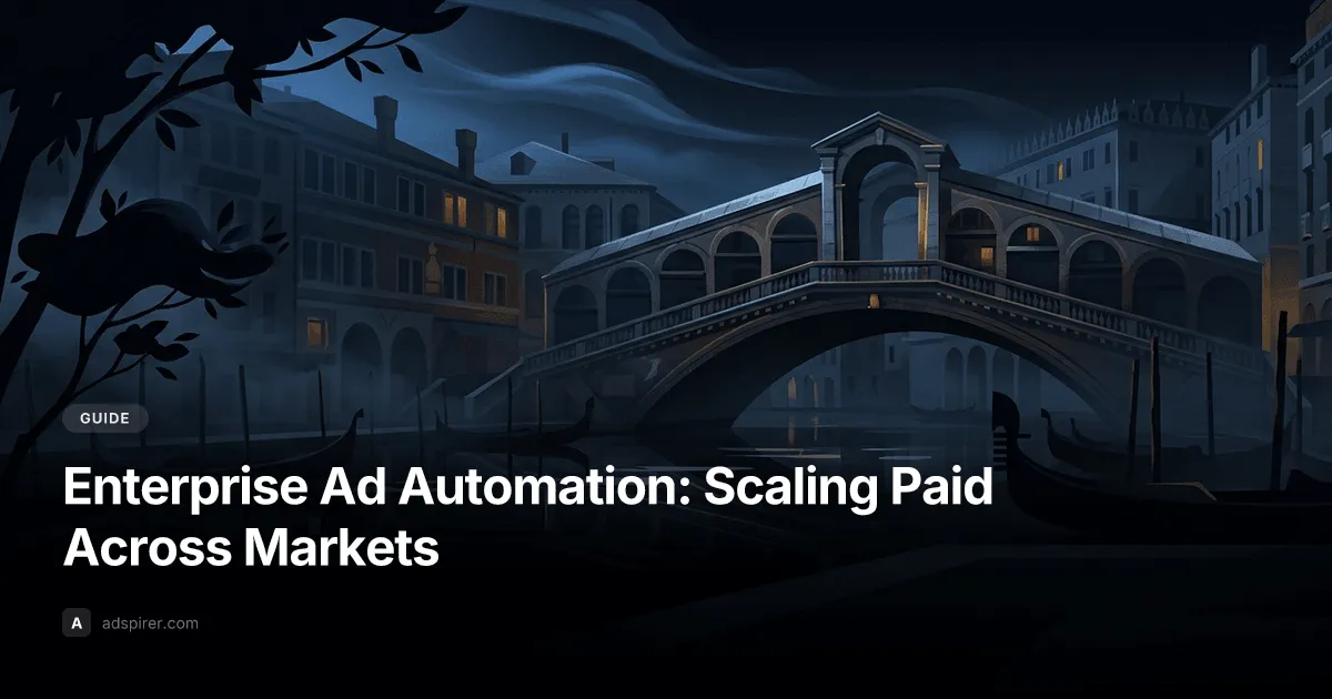 Enterprise Ad Automation: Scaling Paid Across Markets