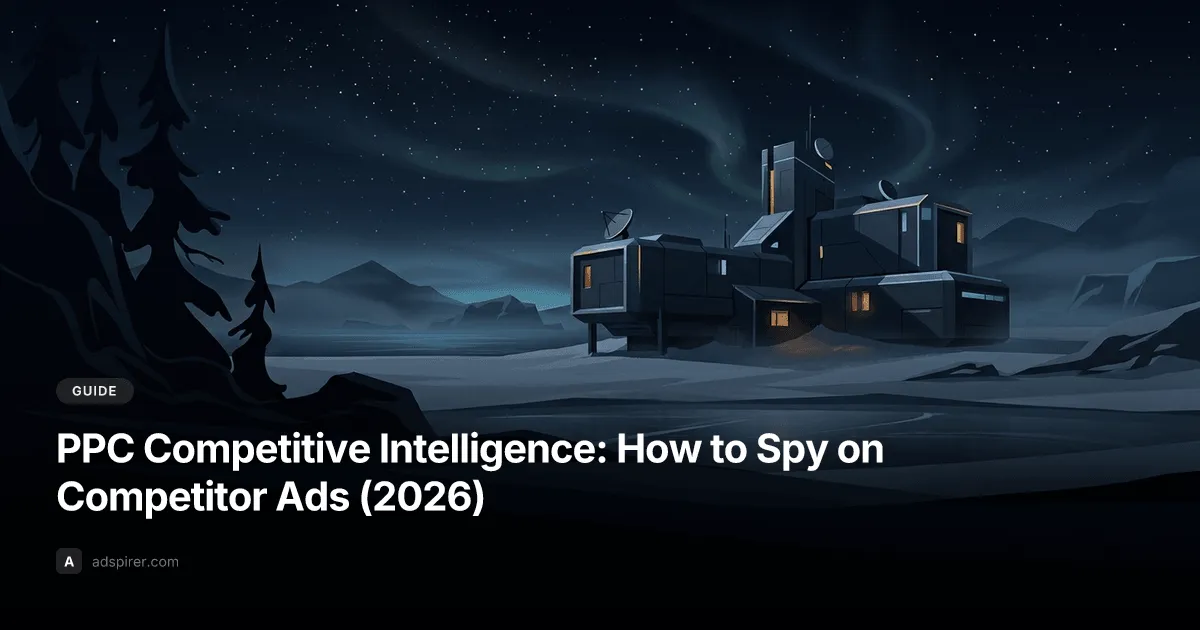 PPC Competitive Intelligence: How to Spy on Competitor Ads (2026)